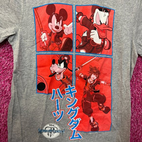 Kingdom Hearts Sora Mickey Donald Goofy Disney Gamers Tee M - Picture 3 of 4
